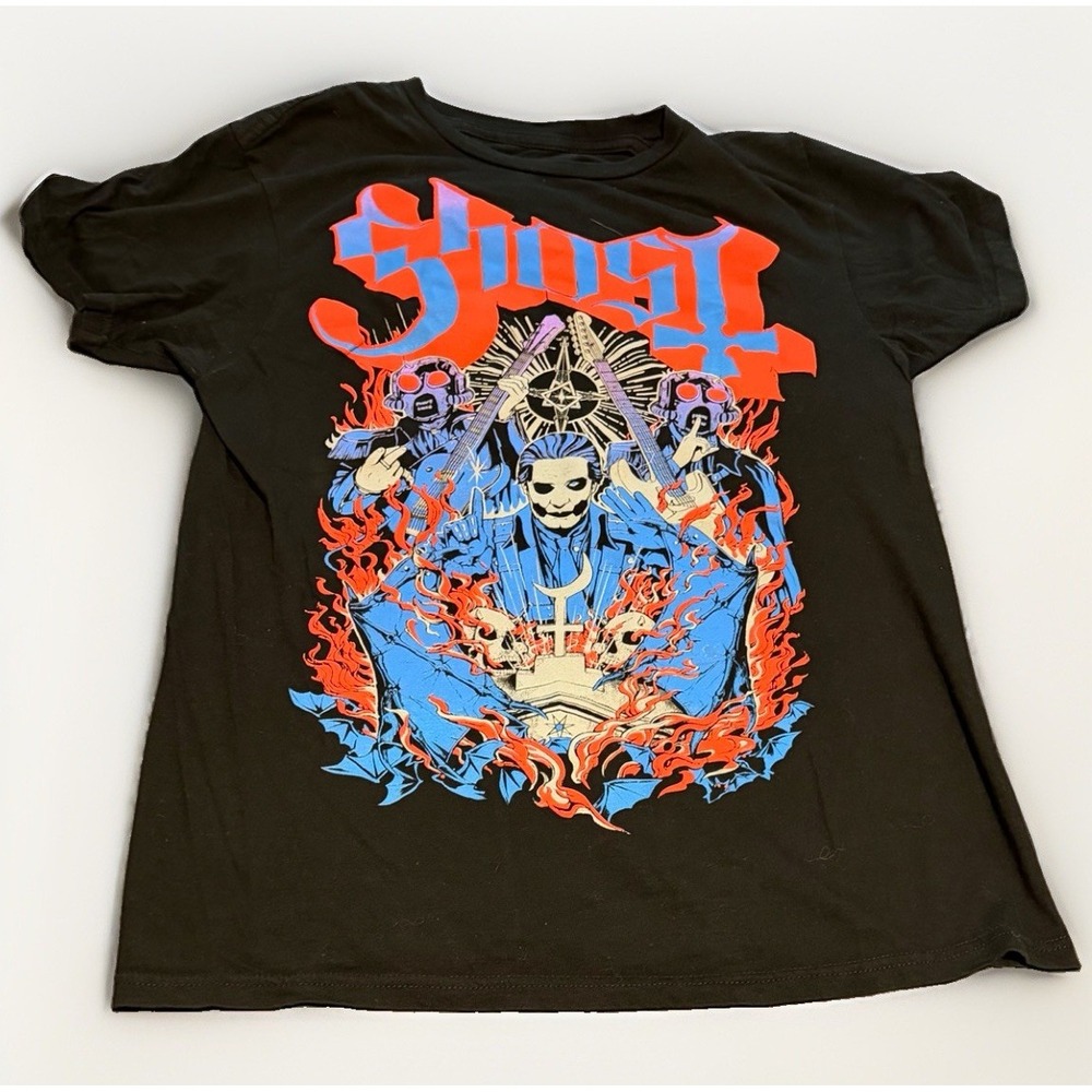 Ghost Muse Secrets Papa Emeritus Band T Shirt Black Small